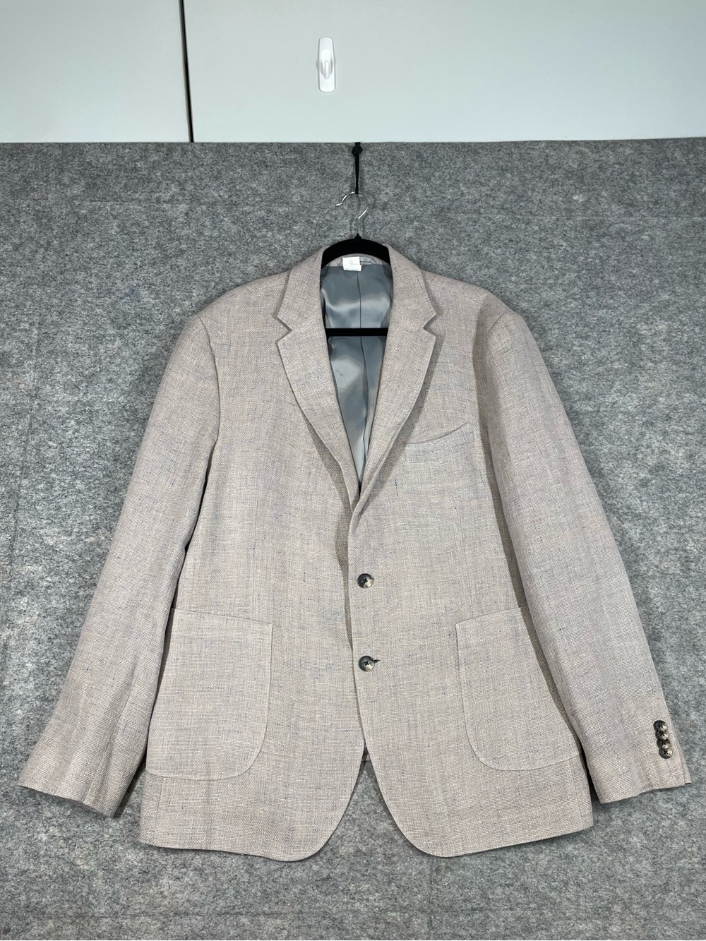 RODD & GUNN Light Beige Linen Wool Blend Blazer Classic Business Sport Coat 3XL